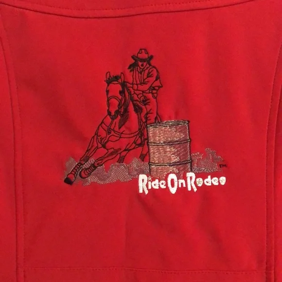 Red Rodeo Themed Jacket - Picture 7 of 8